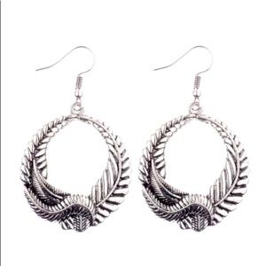 Silver Leaf Earrings